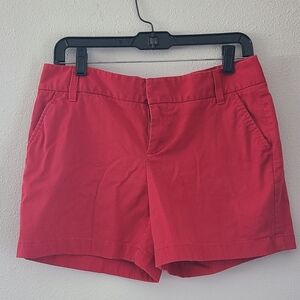 Caslon Red  Chino Shorts Size 4
